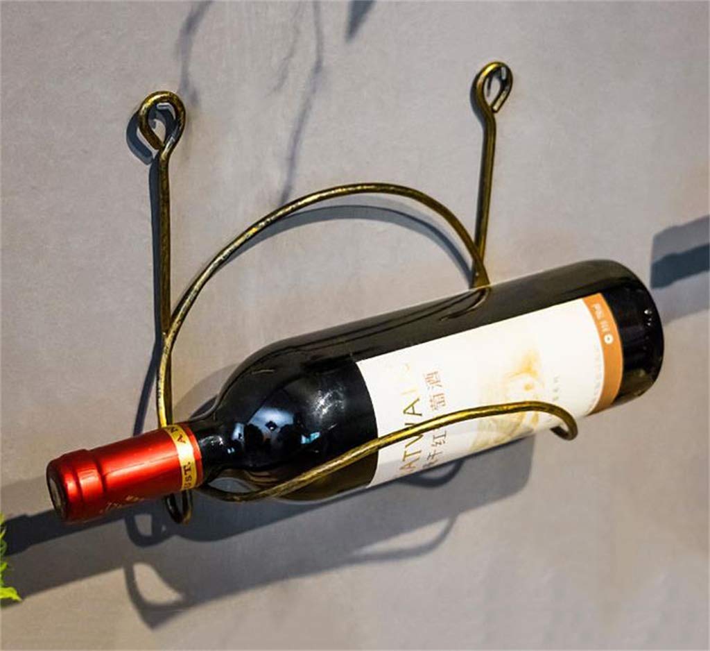 Single Bottle Wine Rack Wall-Mounted Cafe Bar Display Stand Rack