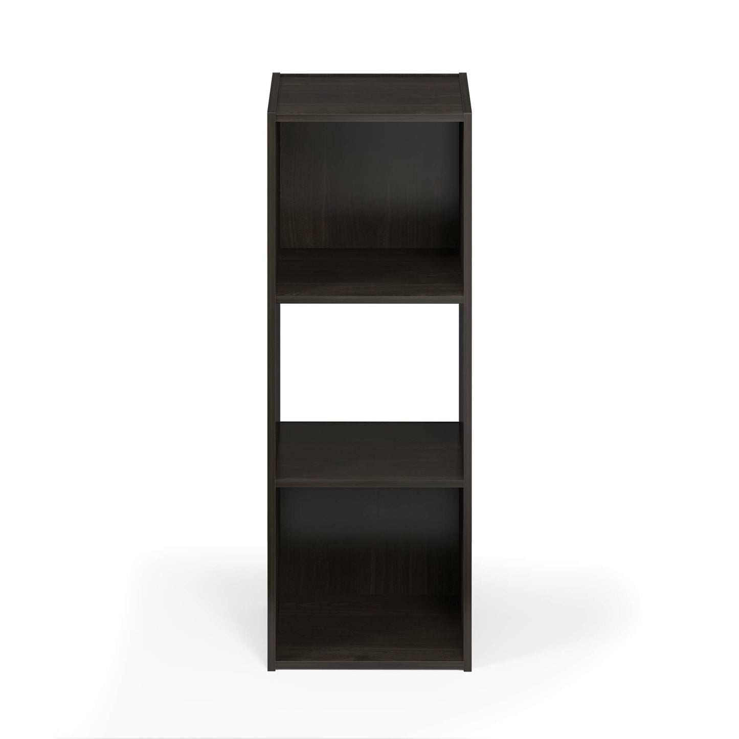 Furinno Pelli Cubic Storage Cabinet, 3x1, Espresso