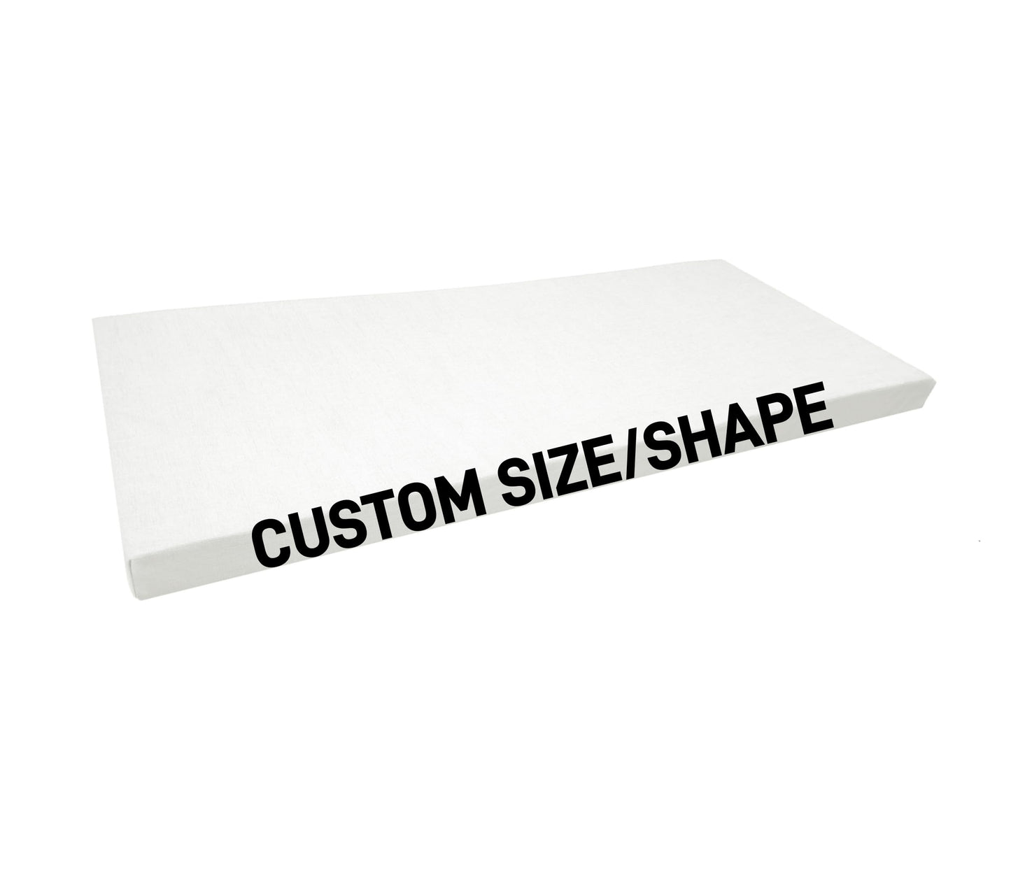 Kiyeocca Custom Made Bench Cushion, Window Seat Cushion Indoor, Bench Seating Cushion, Storage Bench Seat Pad, Fireplace Hearth Cushions for Bench Sitting