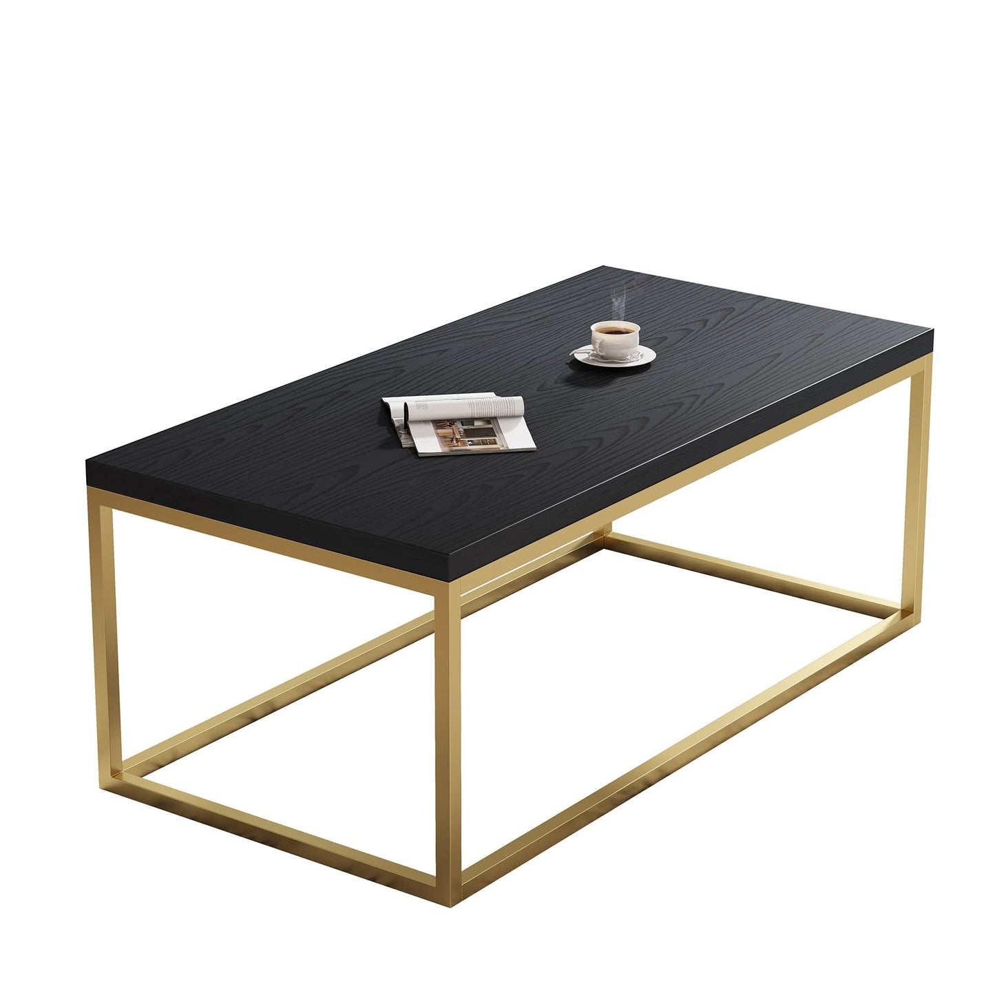 CENSI 40" Black and Gold Coffee Table