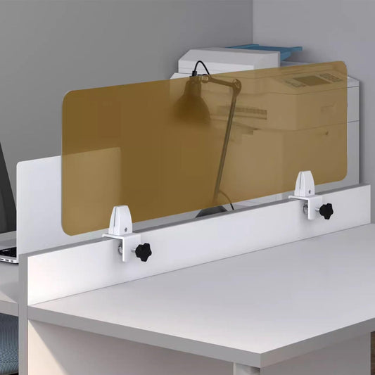 Adjustable Matte Acrylic Desk Divider, for Students, Offices, Receptionists, and Cashiers, Freestanding Partition for Enhanced Workplace Privacy