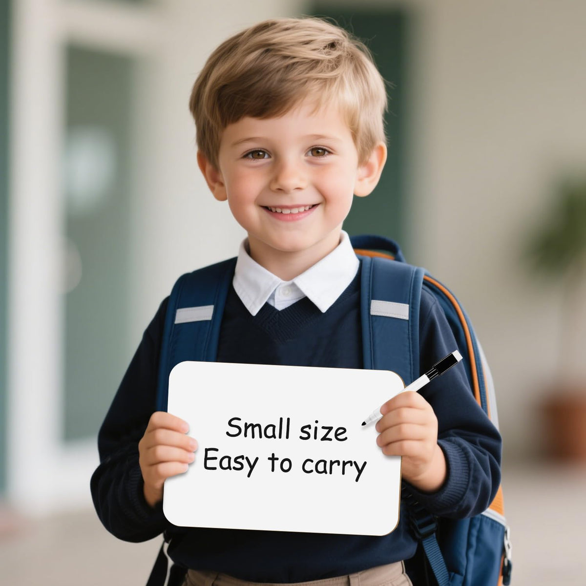 6-Pack Dry Erase Boards 5" x 7" Double-Sided Mini Whiteboard Set – Includes Markers & Erasers – Perfect for Students, Teachers, and Classroom Use
