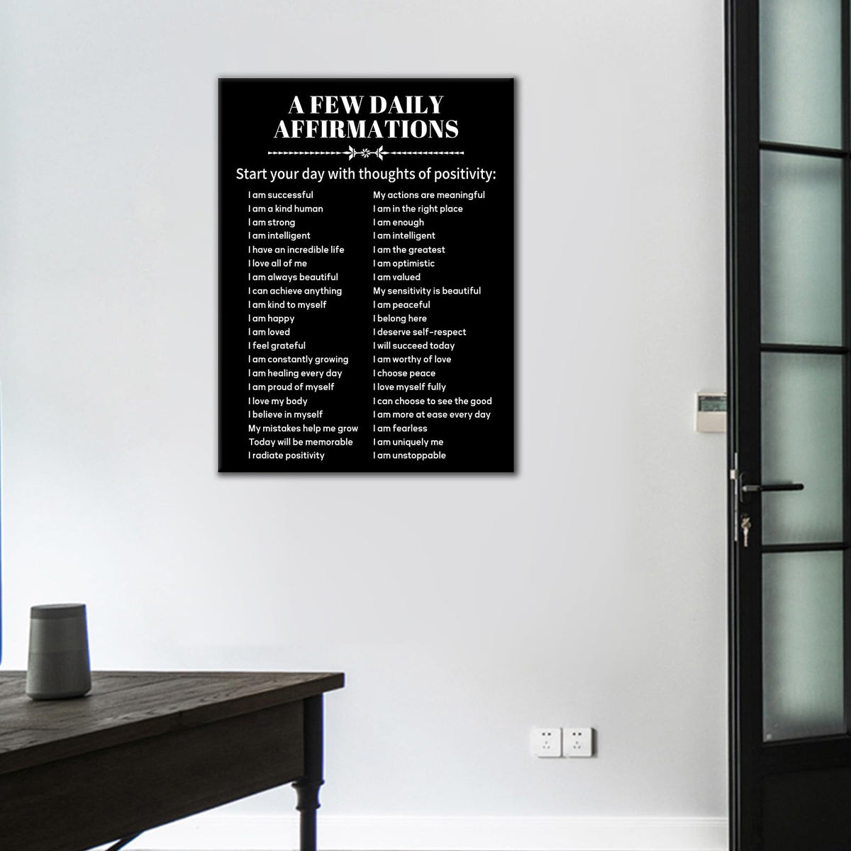 Motivational Canvas Wall Art Inspirational Entrepreneur Quotes Poster Print Positive Theme Picture Painting Wall Decor Artwork for Home Teens Room Office Bedroom Gym Stretched and Framed [18''Wx24''H]