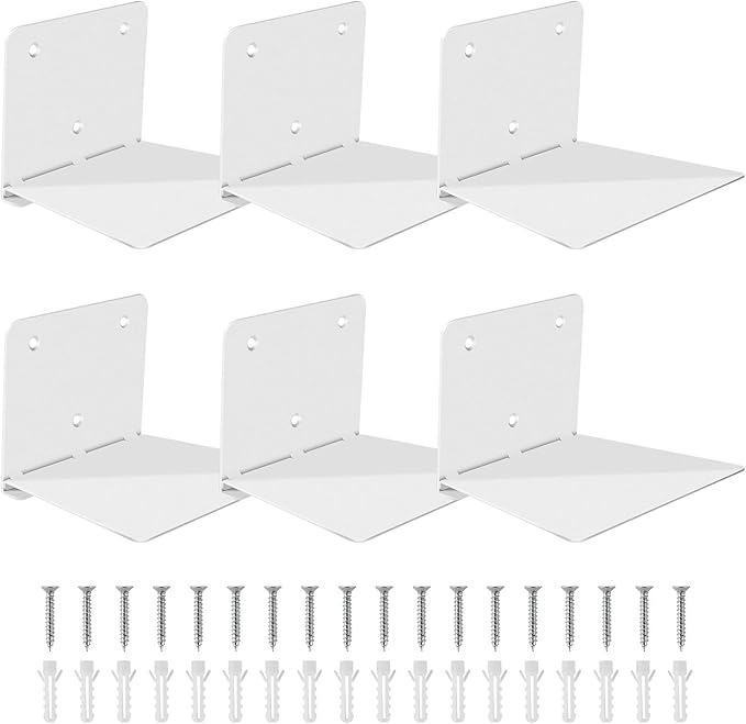 FENTEC Floating Book Shelves for Wall, Wall Mounted Invisible Floating Bookshelf