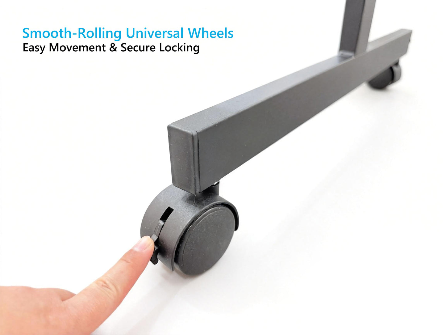 A AIRLLEN Large White Board 32x48 Inches - Mobile Rolling White Board on Wheels, Dry Erase Display for Home, Office, School