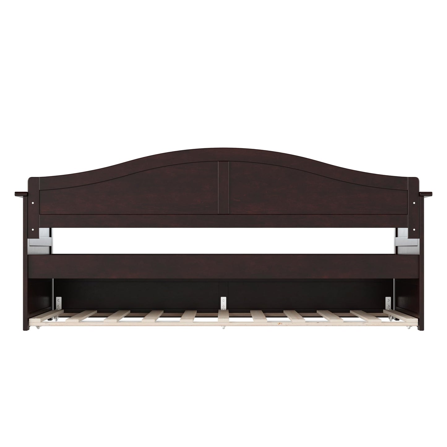 AFI, Acadia Twin Size Wood Daybed Frame with Twin Trundle, Espresso (Black)