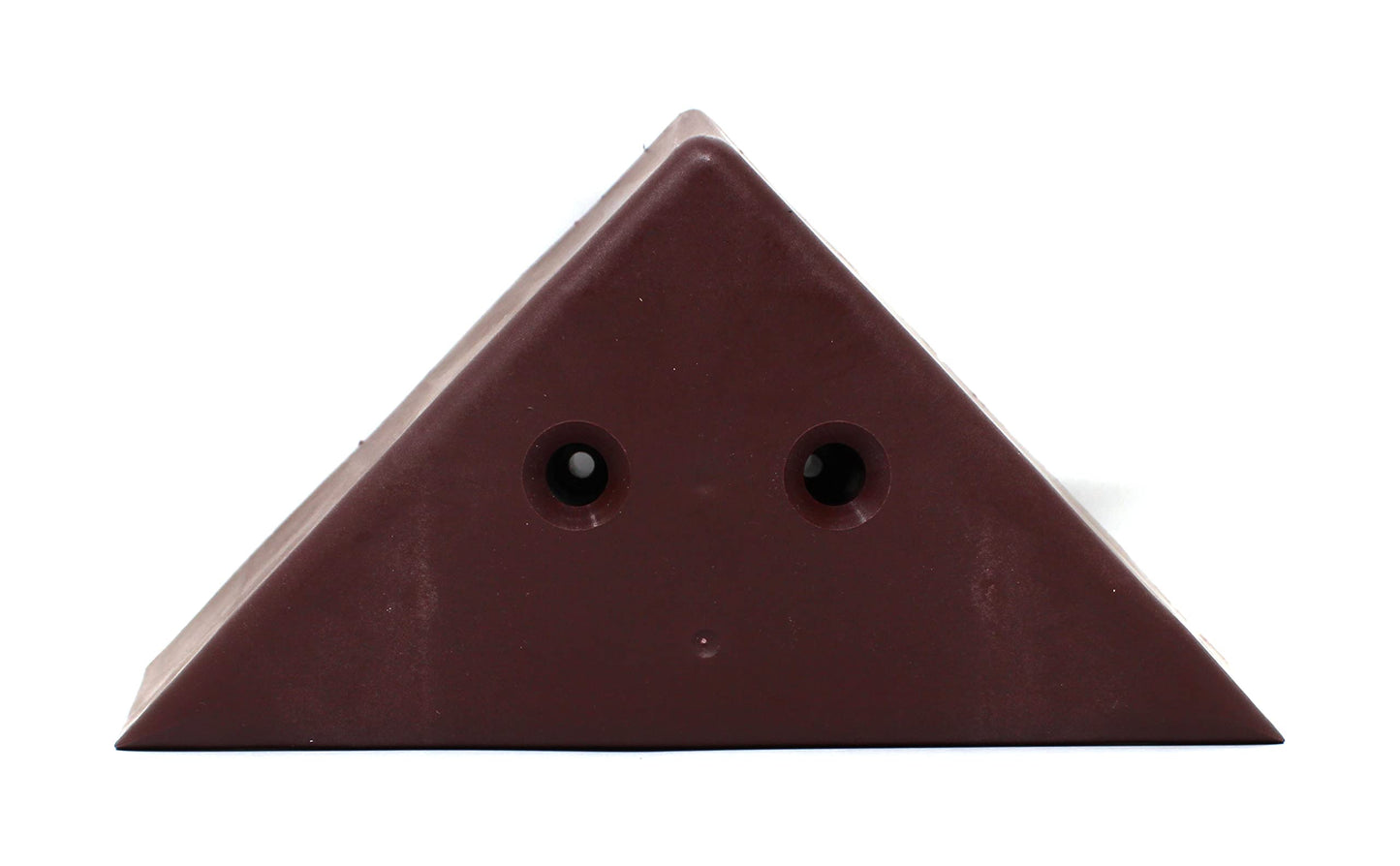 JSP Manufacturing 3" Triangle Plastic Furniture Brown Corner Legs - Sofa Couch Chair Ottoman (4 Legs)