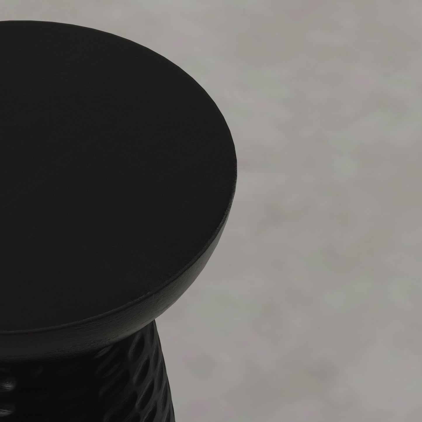 SIMPLIHOME Boyd End Table - 13" Wide x 18" High Solid Mango Wood Round Accent Table in Raven Black, Handcrafted Contemporary Nightstand or Lamp Stand for Living Room, Bedroom, or Office, Assembled