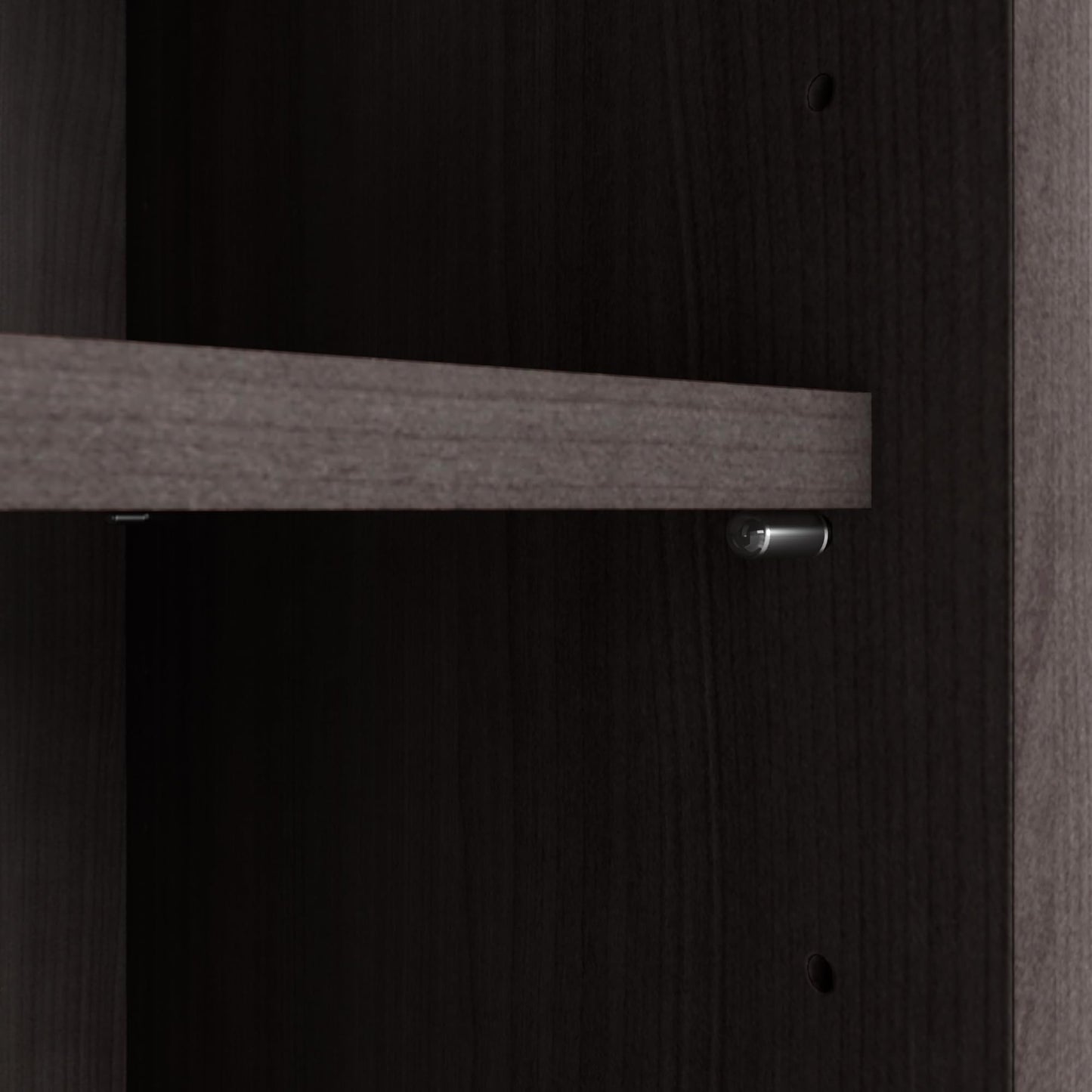 Bush Business Furniture Studio C Tall 5 Shelf Bookcase in Storm Gray, Large Bookshelf for Home or Professional Office
