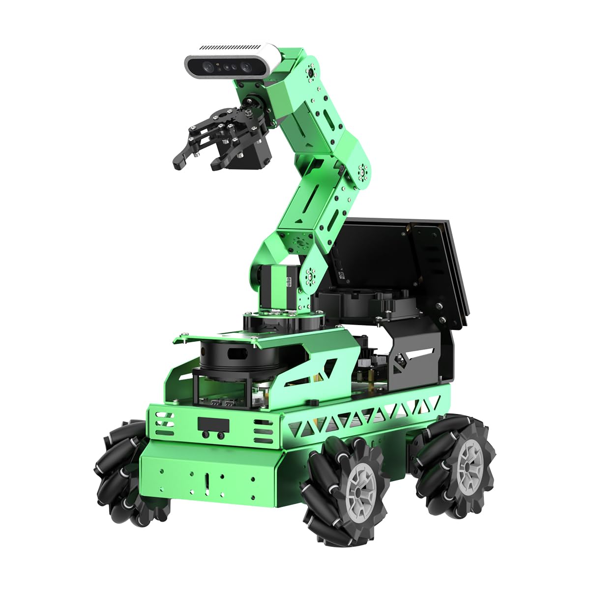 HIWONDER Robot Car with ChatGPT Large AI Model ROS2 ROS1 Education Lidar SLAM Mapping Navigation AI Vision 6DOF Robotic Arm Voice Control Smart Sorting, JetRover Ultimate Kit & Jetson Orin NX 16GB