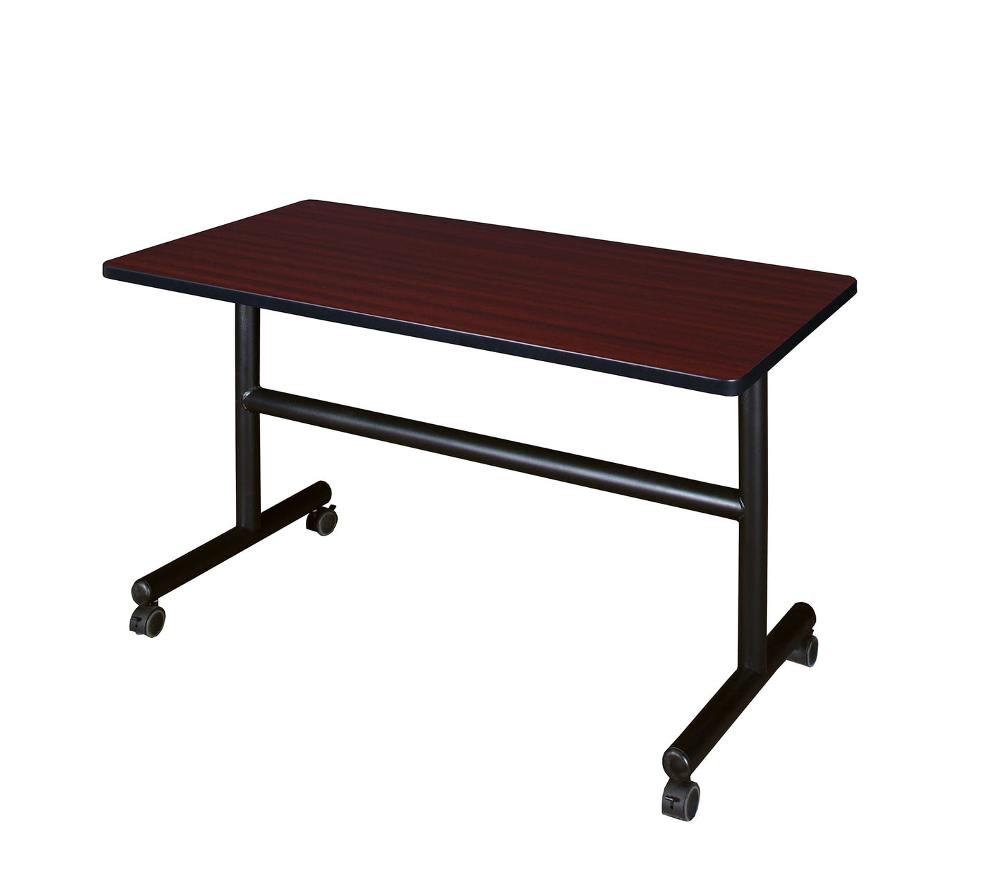 Regency Kobe 48 x 30 in. Flip-Top Training Nesting Table- Mahogany