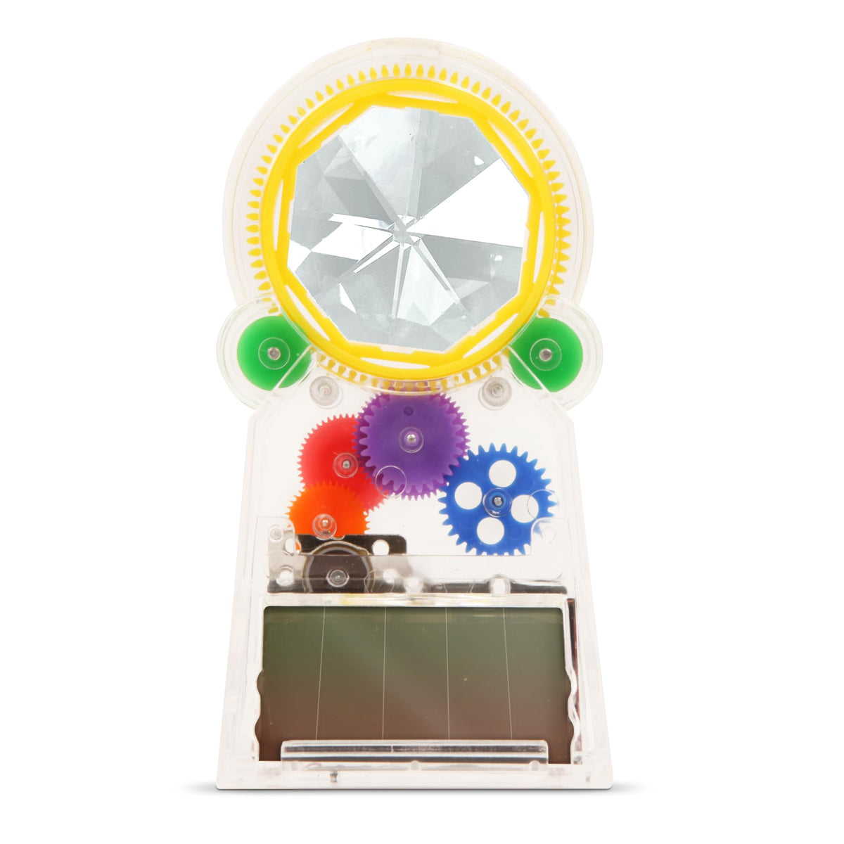 Kikkerland Solar Powered Rainbow Maker – Prism Suncatcher, Fun Home Window Decor – Unique Gift for Christmas & Birthdays – Standing Crystal