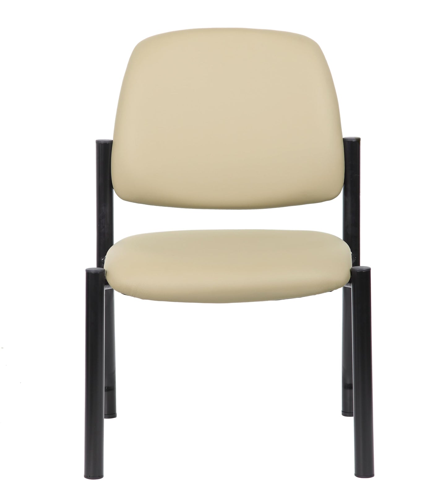 Boss Office Products Guest Chair, 300 lb. Weight Capacity, Beige