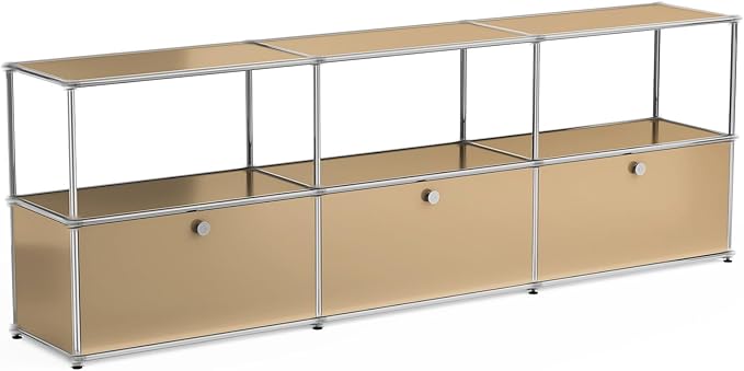 Modern Storage Cabinet Versatile Free-Standing Organizer