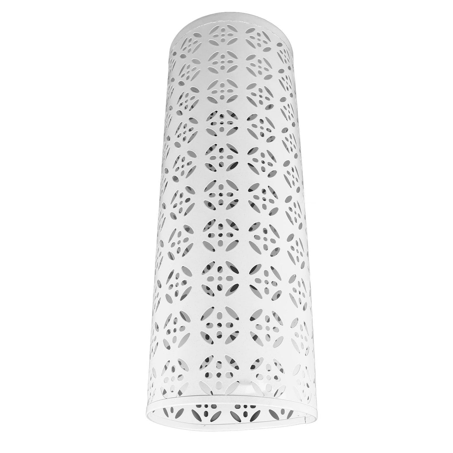 Fabater Umbrella Stand, Metal Umbrella Holder, Indoor Umbrella Rack Organizer with Hollow Design, Umbrella Storage for Entryway, Office, Home (White)