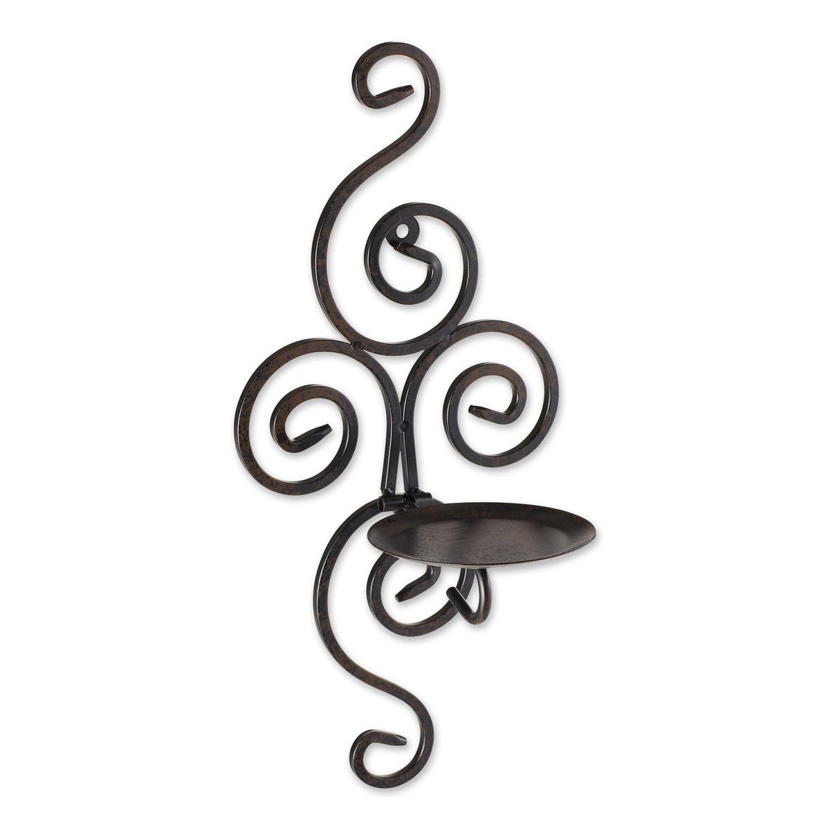 Scrollwork Candle Wall Sconce 13" Tall