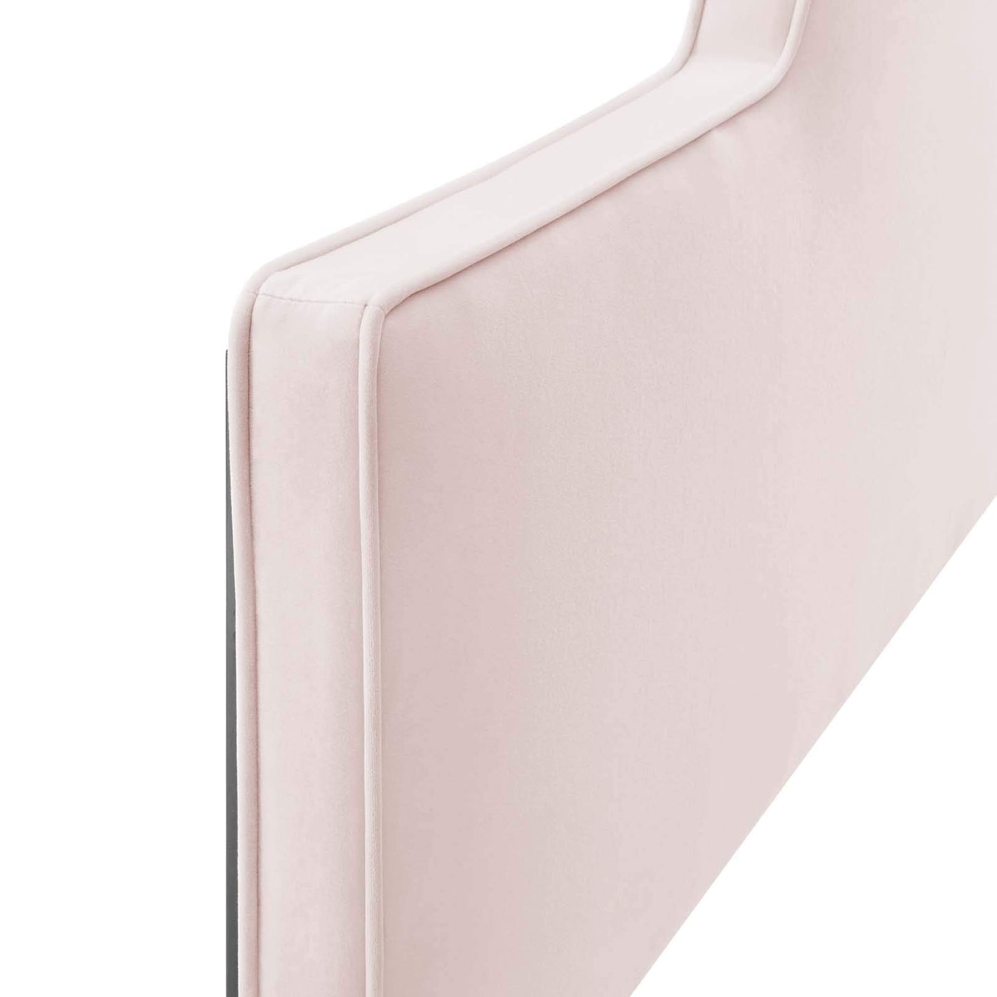 Modway MOD-6302-PNK Dawn Twin Performance Velvet Headboard, Pink