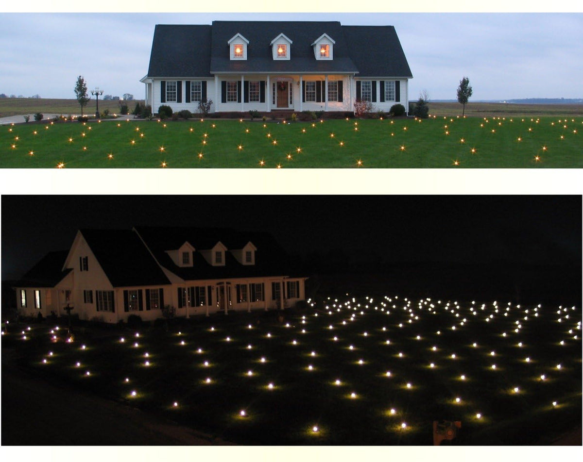 Lawn Lights Illuminated Outdoor Decoration, LED, Christmas, 36-08, Strobe