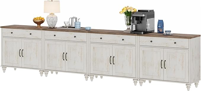 WAMPAT Large TV Stand for 100 inch TV