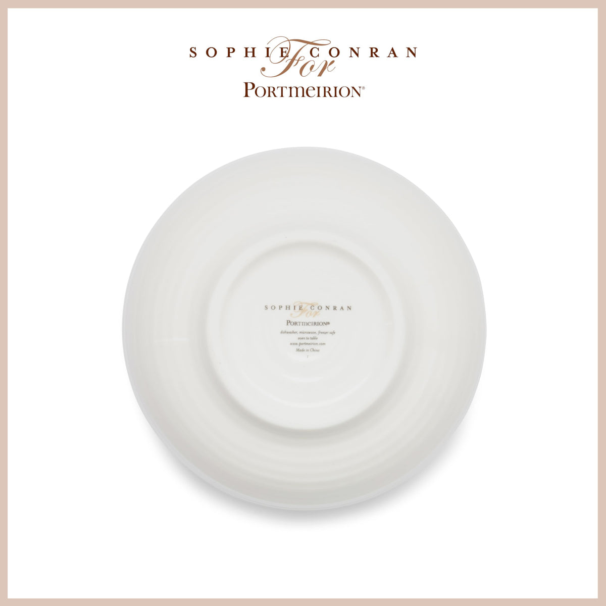 Portmeirion Sophie Conran White Covered Sugar