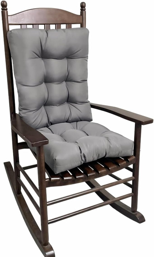 Chair Cushion Set for Rocking Chair, Rocking Chair Cushion, Overstuffed Seat