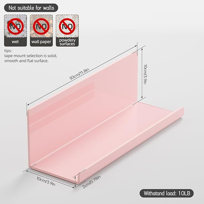 PAVSTINE Adhesive Floating Shelves