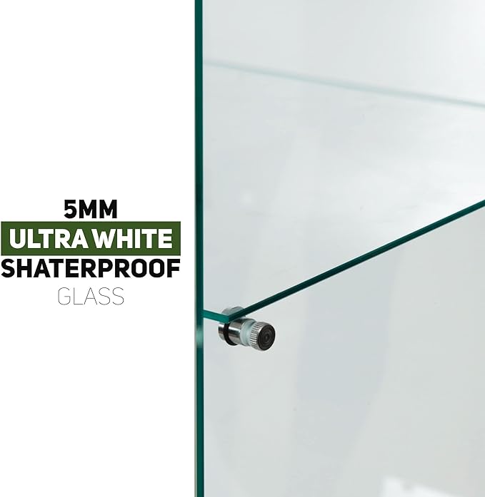 Beauty4U 2 Doors Glass Display Cabinet