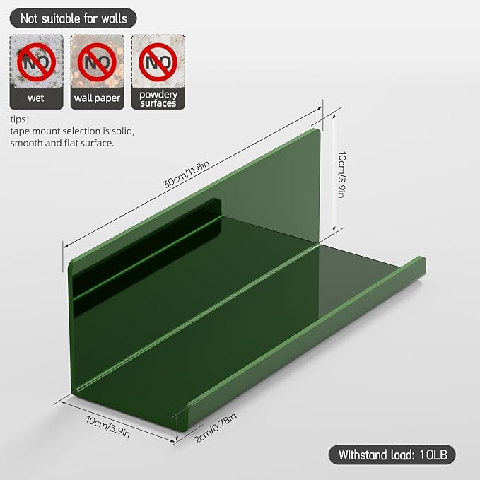 PAVSTINE Adhesive Floating Shelves
