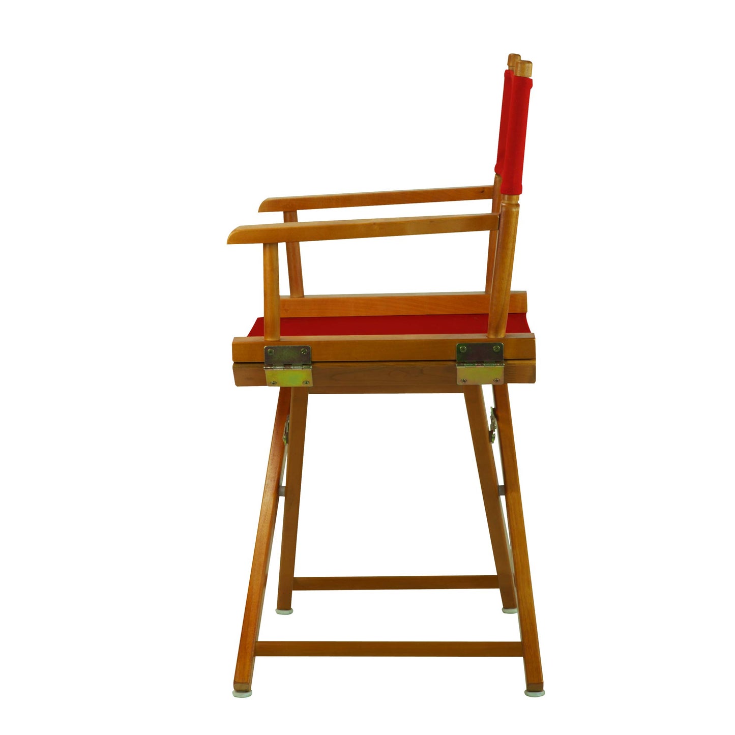 Casual Home 18" Director's Chair Honey Oak Frame with Red Canvas
