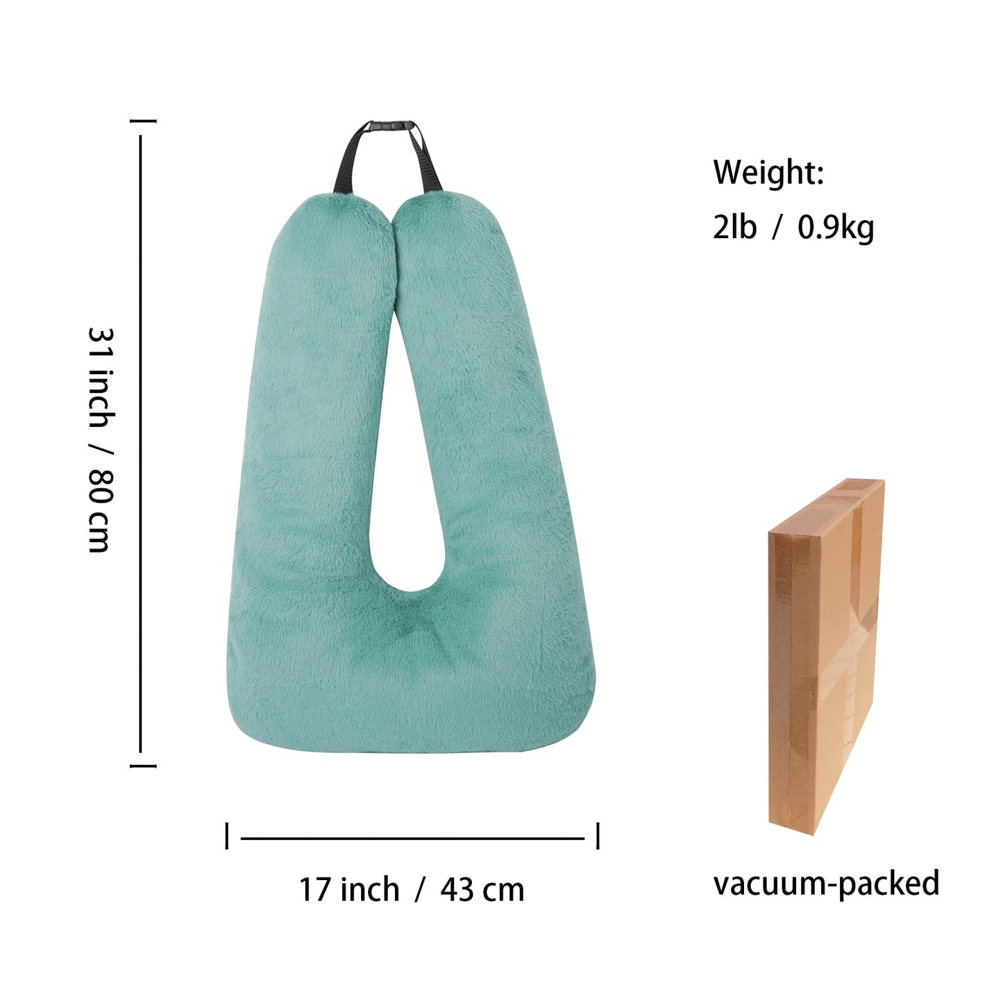 Atablyn Neck Pillow for Kids Travel Provides Double Support to The Head and Neck in Any Sleeping Position on Flights, Car, and at Home, Comfortable Airplane Travel Pillow