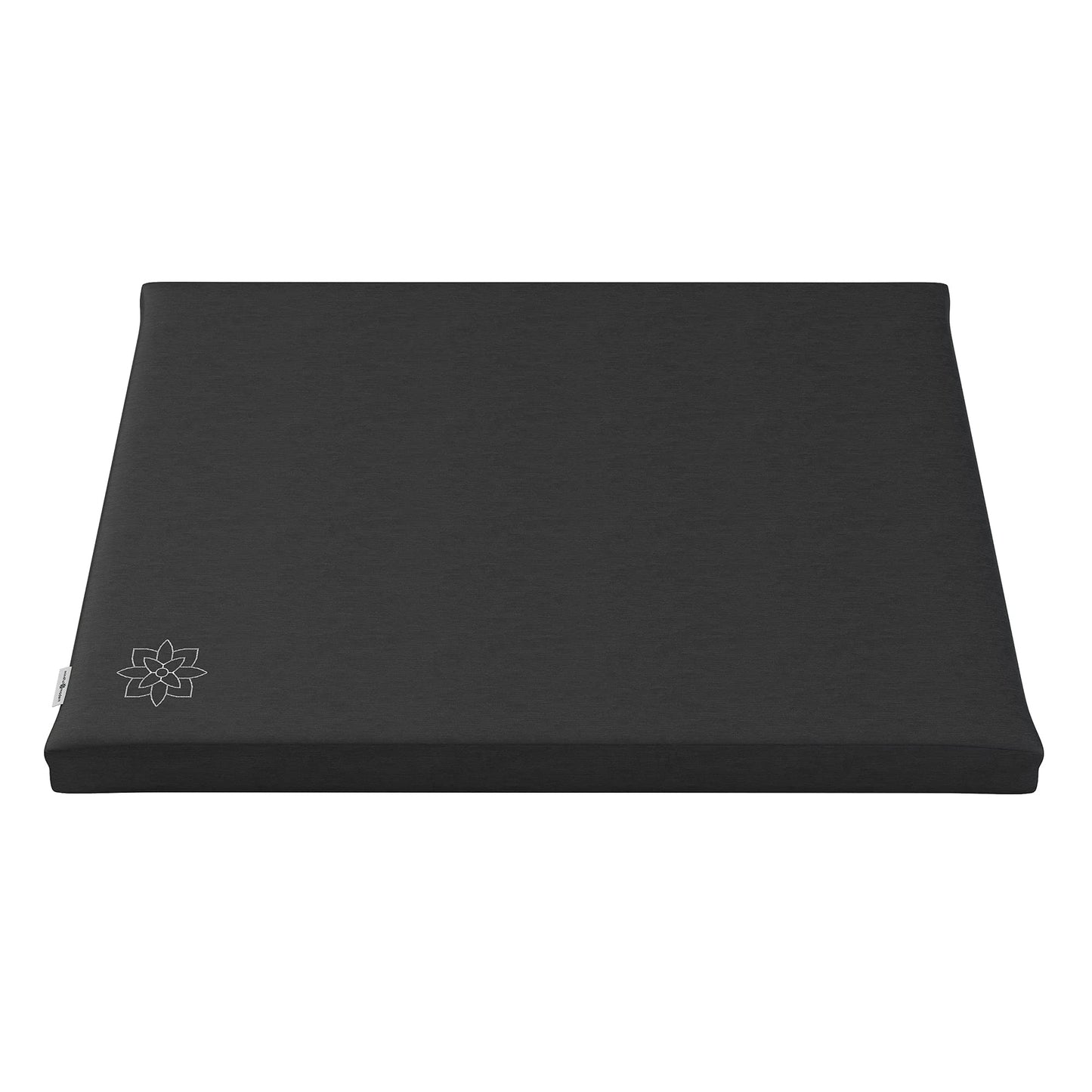 Mindful Modern Zabuton Meditation Mat - Cotton Filled Yoga and Meditation Pad - Zabuton Meditation Cushion for Kneeling and Sitting Support - Large Rectangular Sitting Floor Pillow for Bench or Zafu