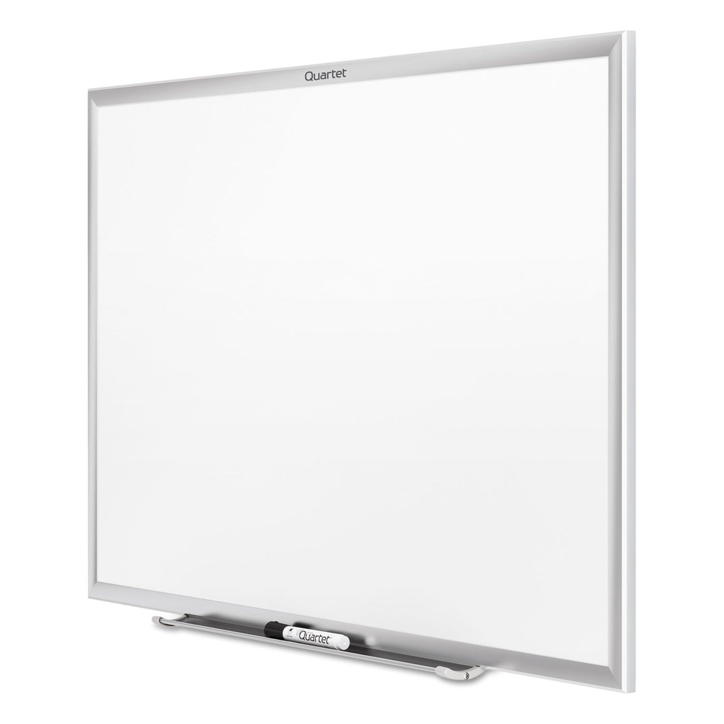 Quartet Magnetic Dry Erase White Board, 48"W x 36"H Whiteboard, Nano-Clean Surface Resists Ink Stains, Silver Aluminum Frame (SM534)