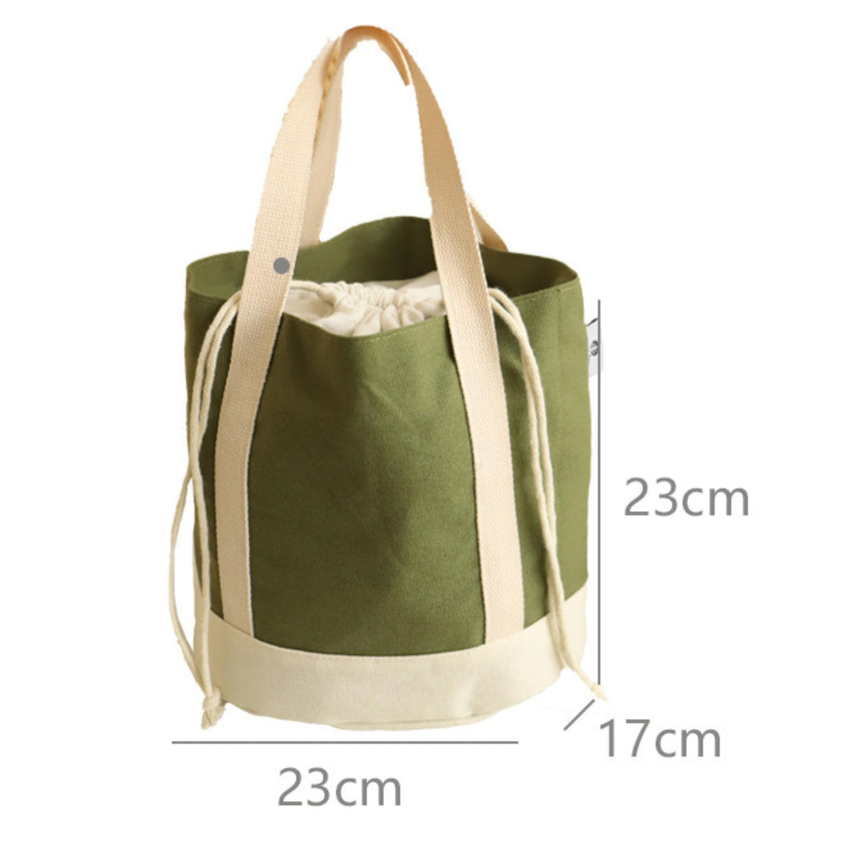 Insulated Lunch Bag with Temperature Control, Reusable Lunch Tote, Larger Capacity Lunch Organizer, Leakproof Wide-Mouth Design, Easy-Clean Fabric for Work, Picnics, Travel (Green)
