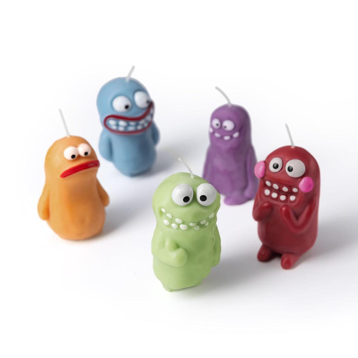 Cute Funny Clay Creature Candles with Natural Scents (Lavender), Novelty Home Decor Gifts for Holidays, Birthdays, Party Favors, Natural Soy Wax, Relaxation and Mood Enhancement