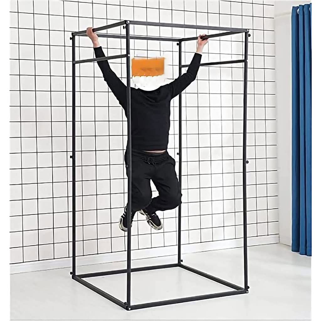 ZTIOMUK Fitting Room Clothing Store Fitting Room Privacy Screen Mobile Partition Square Cloakroom DIY Changing Room with Shading Curtain Mobile Store Clothing Fitting
