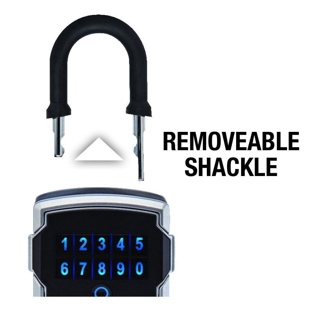 Master Lock Key Lock Box with Code, Outdoor Lock Box for Realtors, Property Managers and Landlords, Ideal for Short-Term Rentals, Key Safe Holds 5 Keys, 5440EC