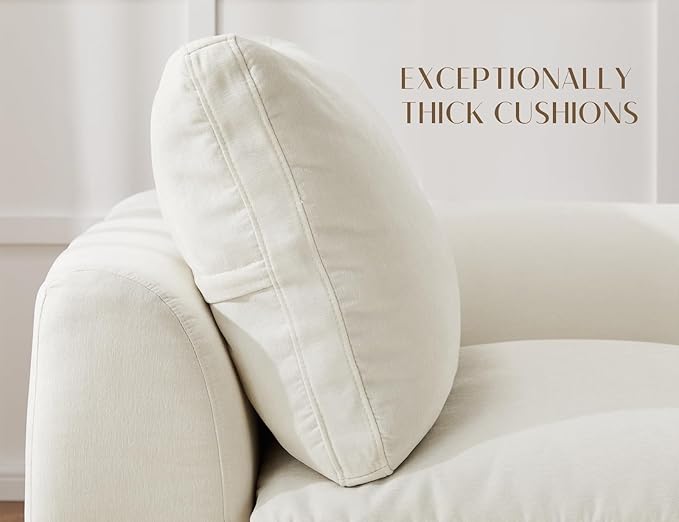 ohllob 78.9" Loveseat Sofa, Cloud Boneless Couches