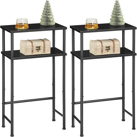 HOOBRO Narrow Console Table for Small Space, 15.7" Entryway Table