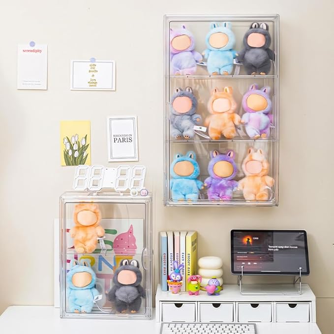 BOHOIDEE 6 Tiers Extra Large Clear Display Case