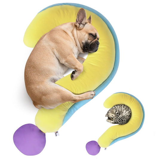 Dog Calming Pillow – Soft Plush Cat Body Pillows for Small/Medium/Large Dogs, Cozy Cotton-Filled Dog Neck Pillow, Cute Design for Rest and Relaxation
