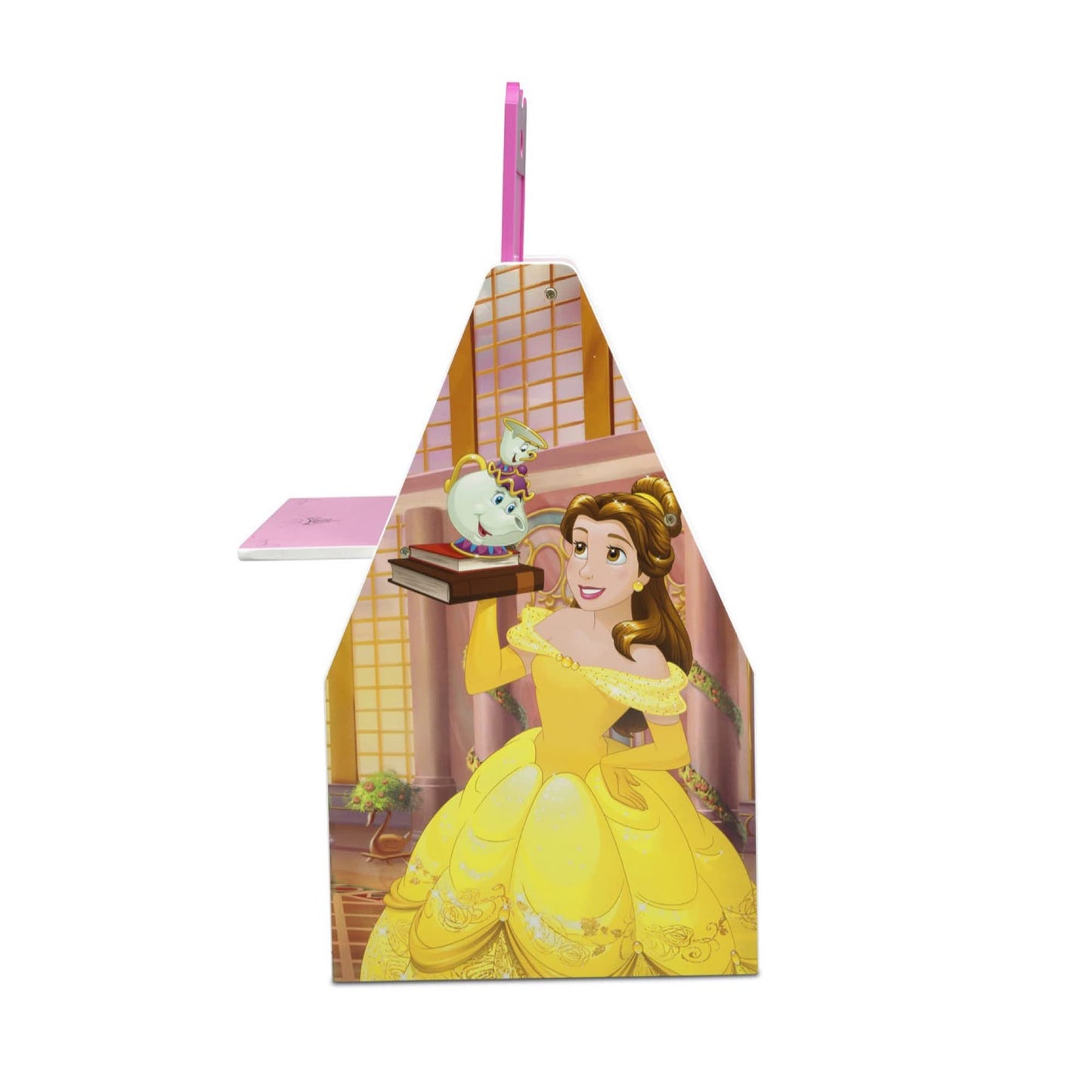 Delta Children Activity Center with Easel Desk, Stool and Toy Organizer, Disney Princess