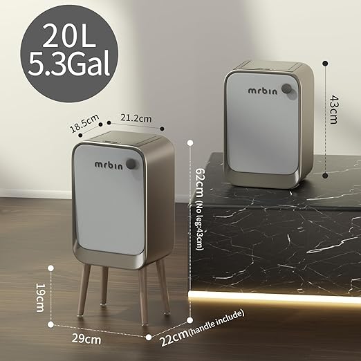 MRBIN Motion Sensor Trash Can Bathroom