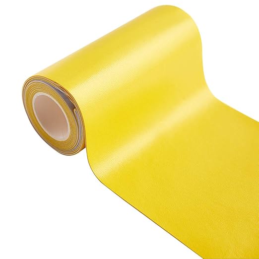 Leather Repair Patch Tape Yellow 3 x 60 inch Self Adhesive Leather Repair Tape