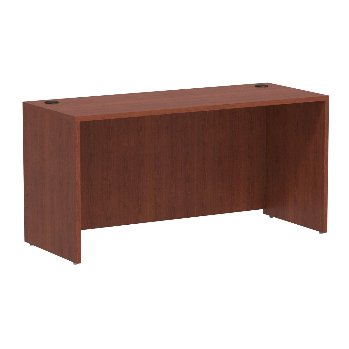 Alera Valencia 60 by 24 by 29-12-Inch Credenza Shell, Medium Cherry Frame/Top