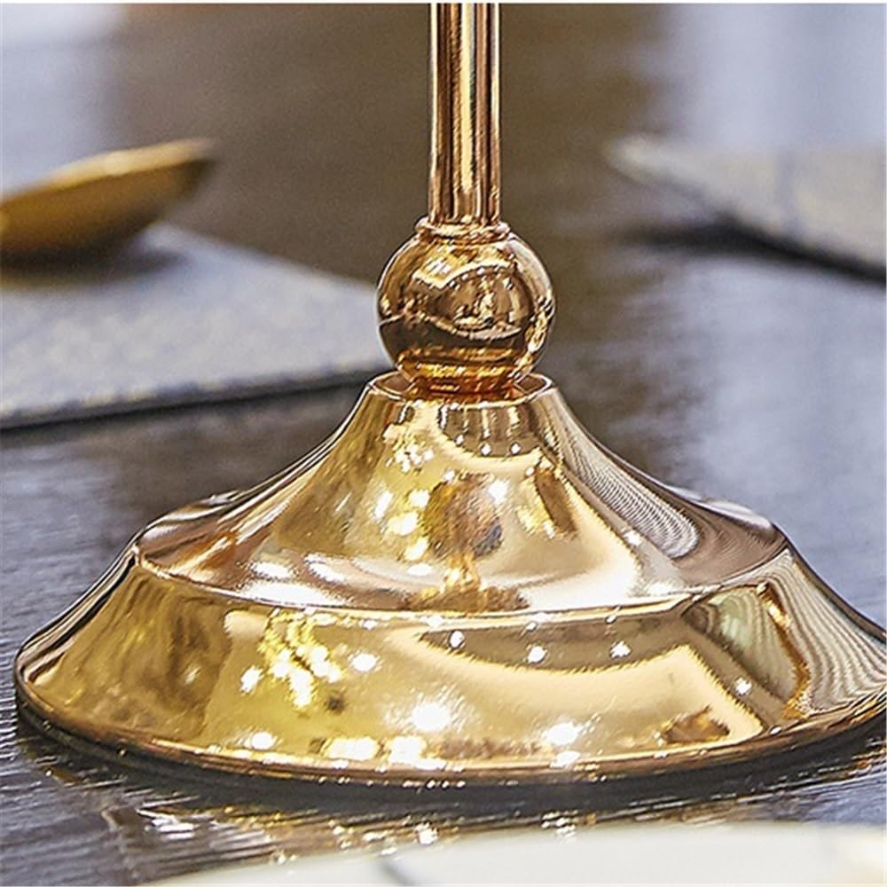 Candle Holders Candle Holders, Wedding Decorations, Metal Crystal Candle Holders, Stand for on Table, Party, Church Decoration Decorative Candle Holder(Small)