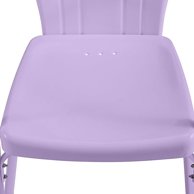 Crosley Furniture Tulip 2-Piece Outdoor Chair Set, Vintage Retro Metal Patio