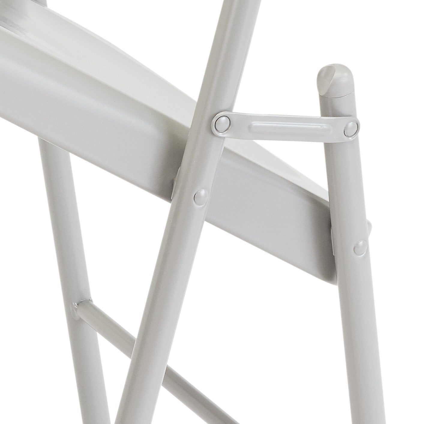 Steel Portable Folding Chairs by National Public Seating – 900 Series Premium Heavy-Duty Foldable Chairs for Indoor & Outdoor, Set of 4 – Comfortable, Durable, Institutional-Grade, Grey