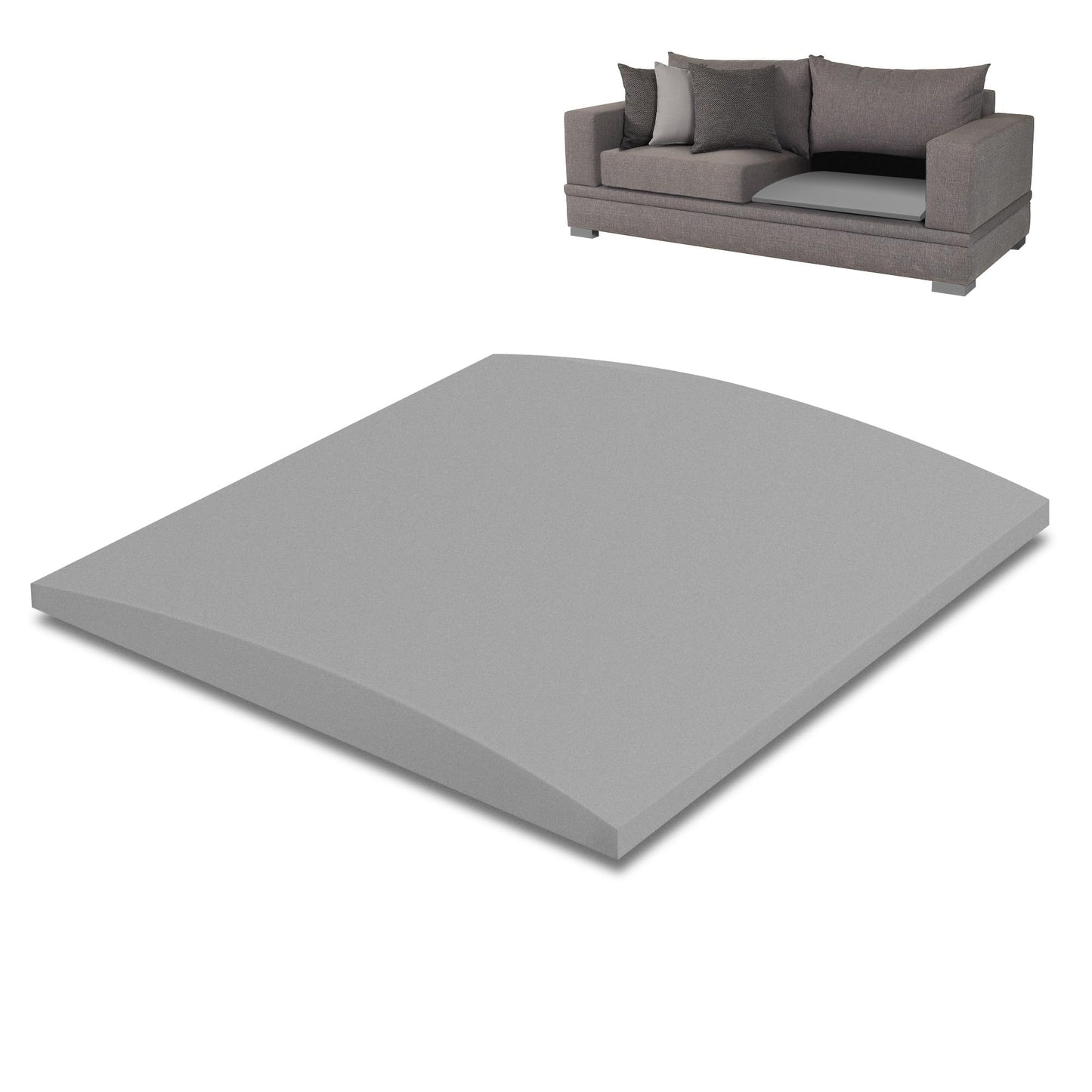moonoom 20" x 20" Foam Cushion Couch Cushion Support - Living Room Sofa Sag Support - High-Density Sag Repair Replacement for Sofa Couch Loveseat Chair (1)