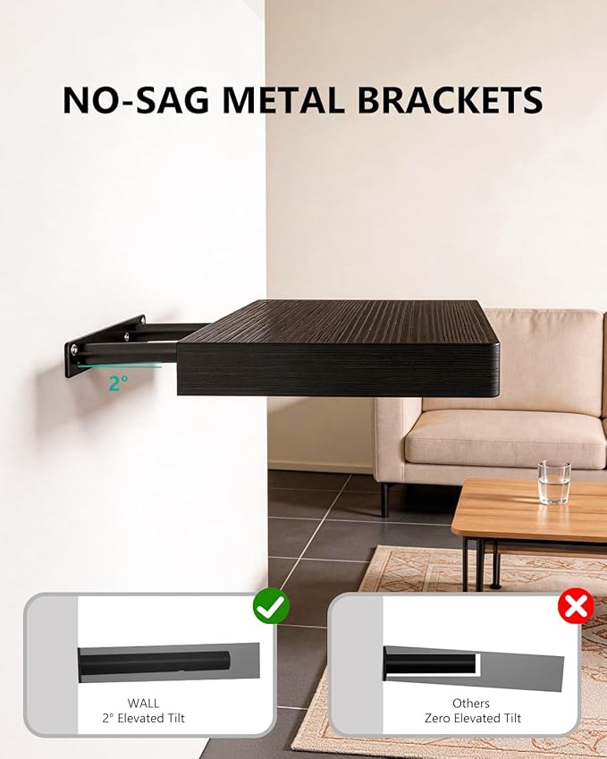 WALI Floating Shelves for Wall, 3 Tier Bathroom Storage Shelf Over Toilet