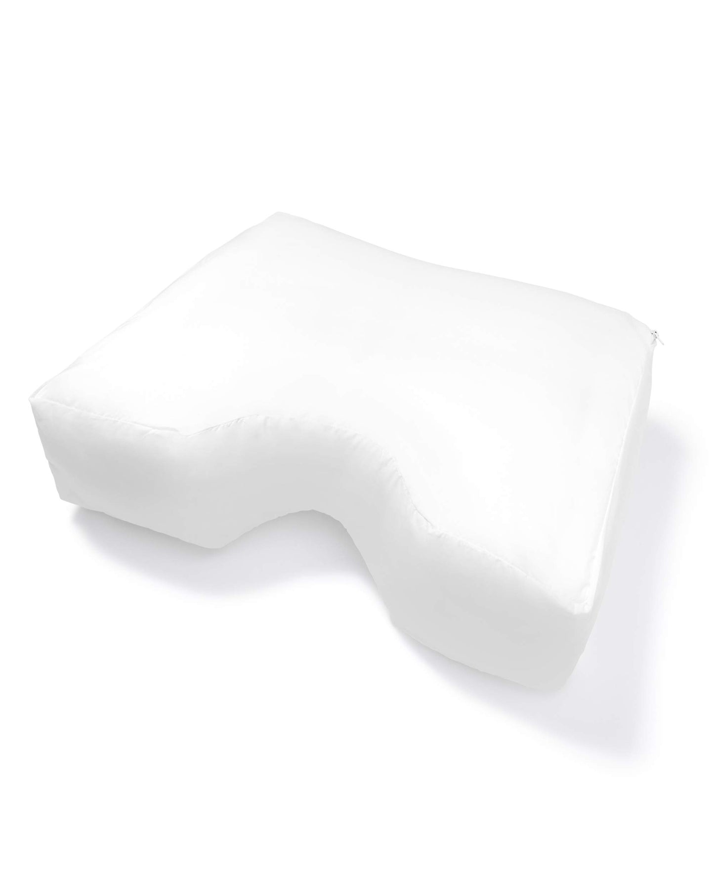 PILLOWS WITH A PURPOSE U Sleep Pillow Cover Designed to Fit on U Shaped Side Sleepers and Neck Pain Relief Pillows - White